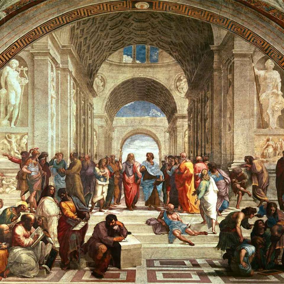 🔗 Open the Resource: The School of Athens by Raphael at Vue Fine Art & Design Resources with Shelly Solberg